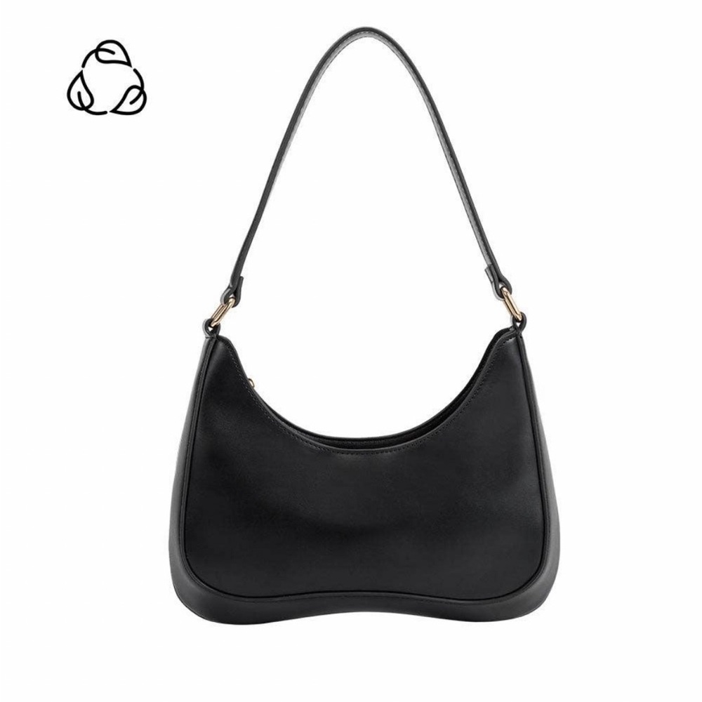 Yvonne Shoulder Bag | Black | Melie Bianco